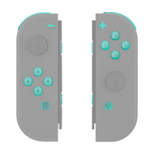 Load image into Gallery viewer, Custom Clear Teal Replacement Button Kit for Nintendo Switch Joy-Con (JoyCon) Controllers
