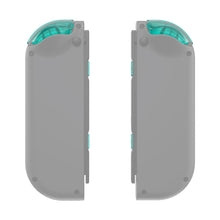 Load image into Gallery viewer, Custom Clear Teal Replacement Button Kit for Nintendo Switch Joy-Con (JoyCon) Controllers