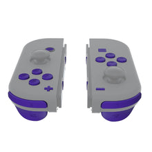 Load image into Gallery viewer, Custom Purple Solid Replacement Button Kit for Nintendo Switch Joy-Con (JoyCon) Controllers
