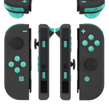 Load image into Gallery viewer, Custom Clear Teal Replacement Button Kit for Nintendo Switch Joy-Con (JoyCon) Controllers