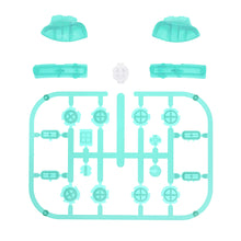 Load image into Gallery viewer, Custom Clear Teal Replacement Button Kit for Nintendo Switch Joy-Con (JoyCon) Controllers