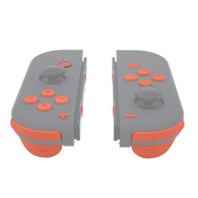 Load image into Gallery viewer, Custom Coral Orange Solid Replacement Button Kit for Nintendo Switch Joy-Con (JoyCon) Controllers