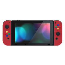 Load image into Gallery viewer, Custom Rose Red Solid Replacement Shell Housing Case for Nintendo Switch Joy-Con (JoyCon) Controllers With Matching Battery Tray
