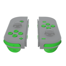 Load image into Gallery viewer, Custom Lime Green Solid Replacement Button Kit for Nintendo Switch Joy-Con (JoyCon) Controllers