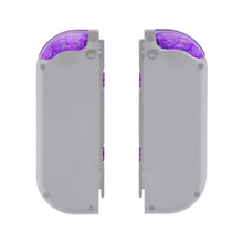 Load image into Gallery viewer, Custom Clear Purple Replacement Button Kit for Nintendo Switch Joy-Con (JoyCon) Controllers