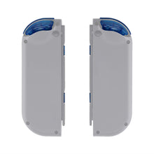 Load image into Gallery viewer, Custom Clear Blue Replacement Button Kit for Nintendo Switch Joy-Con (JoyCon) Controllers