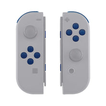 Load image into Gallery viewer, Custom Clear Blue Replacement Button Kit for Nintendo Switch Joy-Con (JoyCon) Controllers