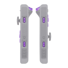 Load image into Gallery viewer, Custom Clear Purple Replacement Button Kit for Nintendo Switch Joy-Con (JoyCon) Controllers