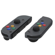 Load image into Gallery viewer, Custom Rainbow Retro Replacement Button Kit for Nintendo Switch Joy-Con/JoyCon Controller
