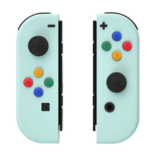 Load image into Gallery viewer, Custom Light Cyan Solid Replacement Shell Housing Case for Nintendo Switch Joy-Con (JoyCon) Controllers With Matching Battery Tray
