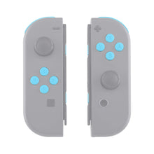 Load image into Gallery viewer, Custom Sky Blue Solid Replacement Button Kit for Nintendo Switch Joy-Con (JoyCon) Controllers

