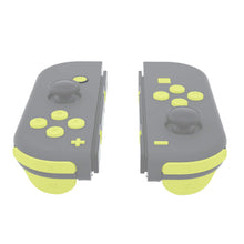 Load image into Gallery viewer, Custom Lemon Yellow Solid Replacement Button Kit for Nintendo Switch Joy-Con (JoyCon) Controllers
