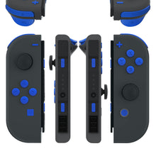 Load image into Gallery viewer, Custom Royal Blue Solid Replacement Button Kit for Nintendo Switch Joy-Con (JoyCon) Controllers
