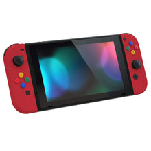 Load image into Gallery viewer, Custom Rose Red Solid Replacement Shell Housing Case for Nintendo Switch Joy-Con (JoyCon) Controllers With Matching Battery Tray
