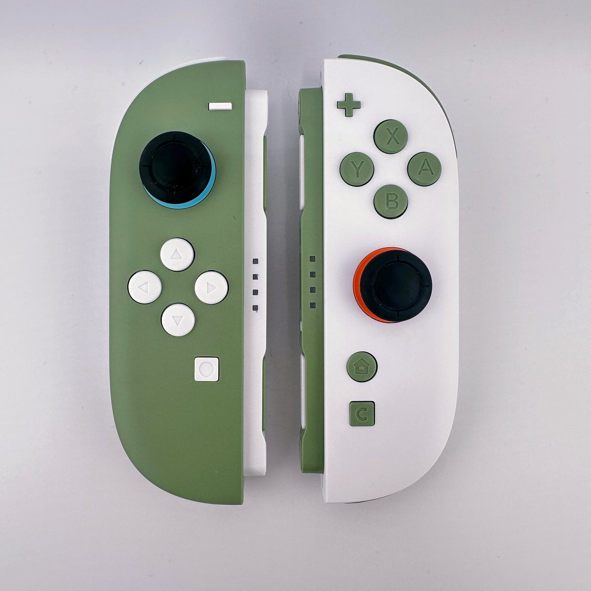 New Custom Nintendo Switch 2 Joy-Con Controllers Light Green/White ...