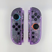 Load image into Gallery viewer, New Custom Nintendo Switch 2 Joy-Con Controllers Clear Atomic Purple
