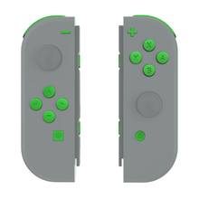 Load image into Gallery viewer, Custom Lime Green Solid Replacement Button Kit for Nintendo Switch Joy-Con (JoyCon) Controllers
