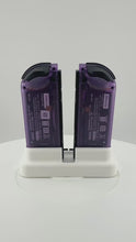 Load and play video in Gallery viewer, New Custom Nintendo Switch Joy-Con Controllers Clear Transparent Atomic Purple SNES Super Famicom
