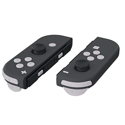 Custom Violet Gray Solid Replacement Button Kit for Nintendo Switch Joy-Con (JoyCon) Controllers