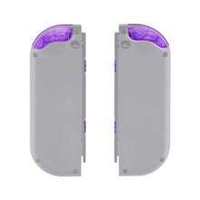Load image into Gallery viewer, Custom Clear Purple Replacement Button Kit for Nintendo Switch Joy-Con (JoyCon) Controllers
