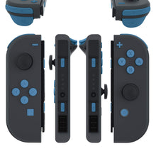 Load image into Gallery viewer, Custom Blue Solid Replacement Button Kit for Nintendo Switch Joy-Con (JoyCon) Controllers
